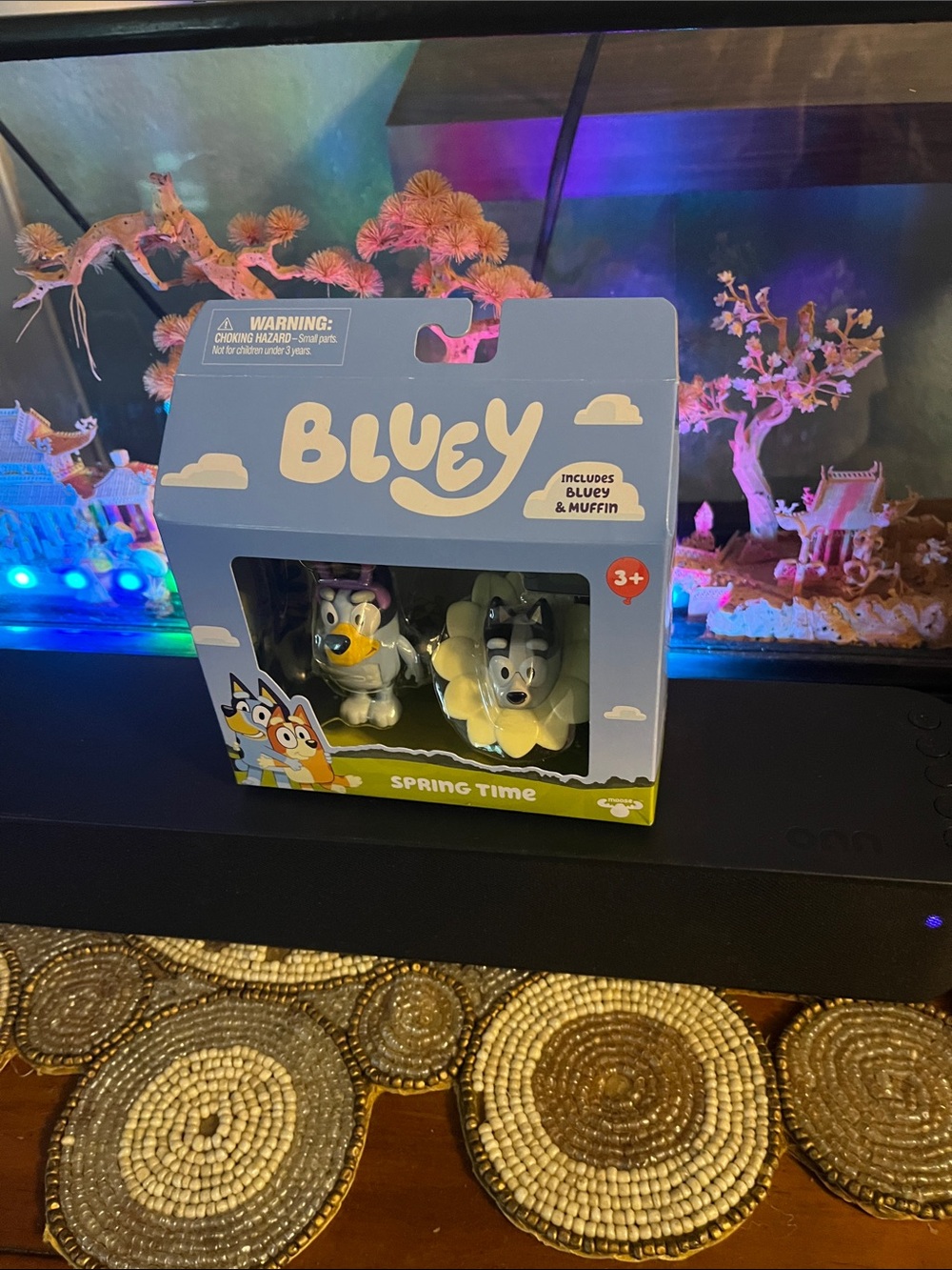 Lucy Bluey Spring Time Figure Pack — Light Blue & Yellow